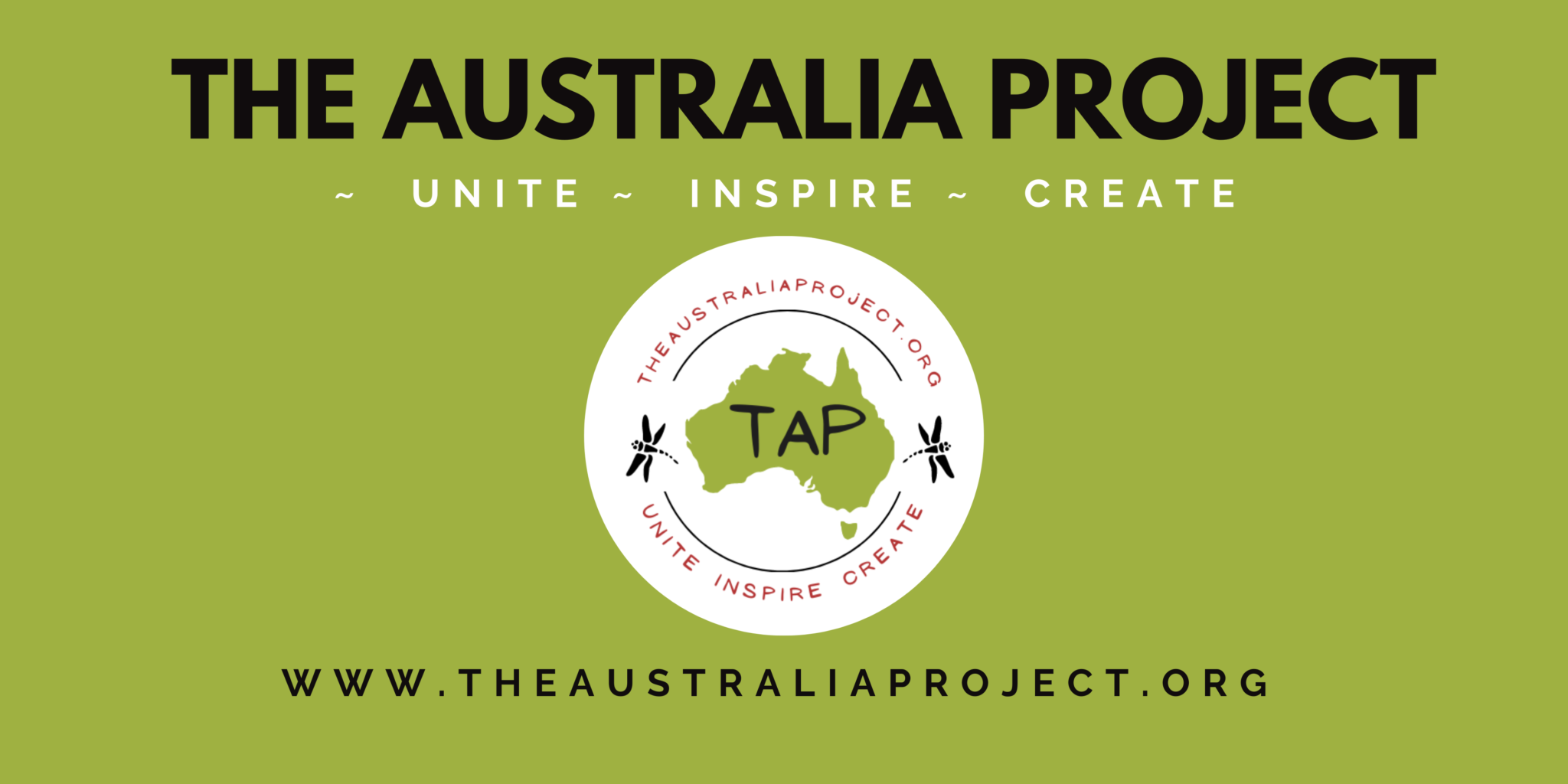 TAP banner green